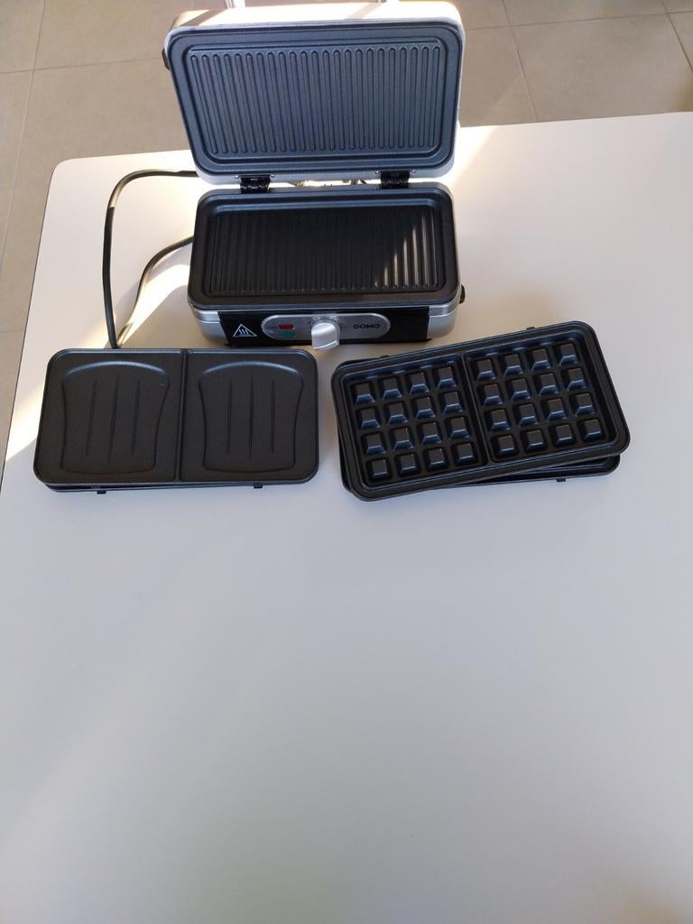Grill, wafelijzer en croque, Ophalen