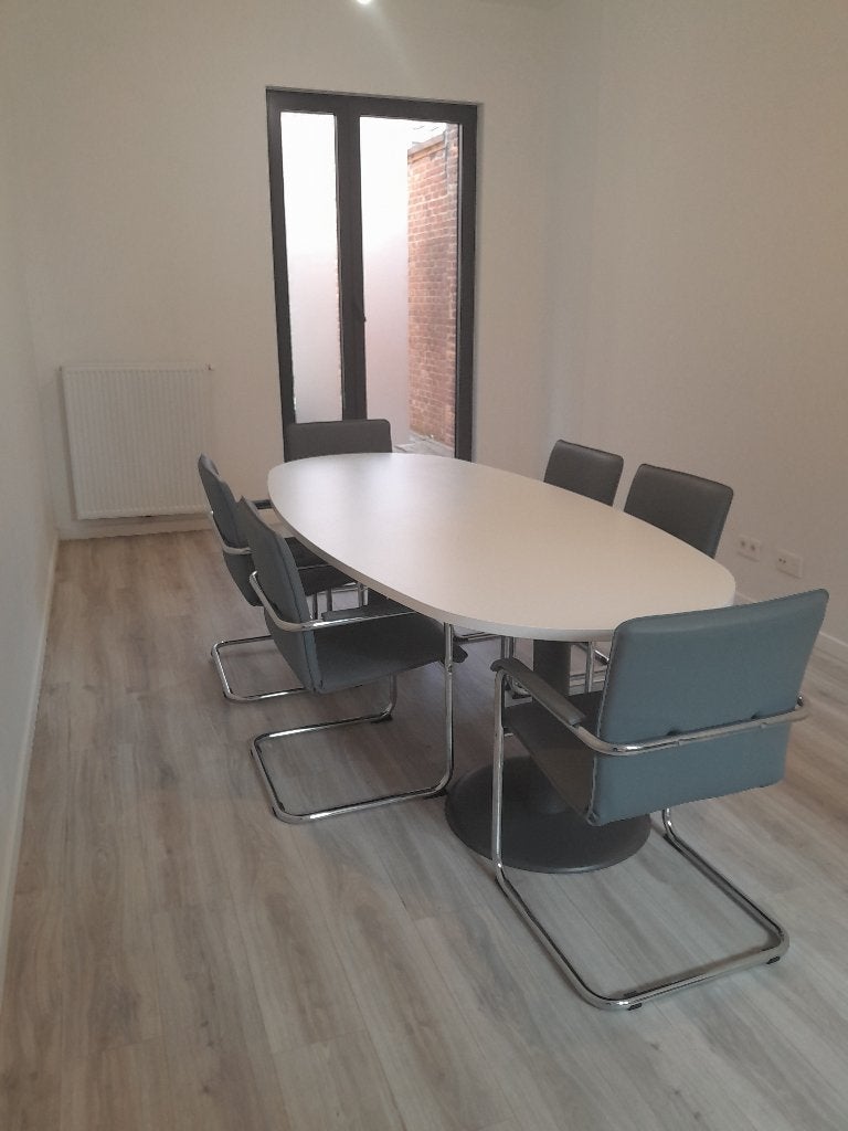 Modern Table With 6 Chairs, Maison & Meubles, Enlèvement, Comme neuf, Modern, 6 à 8 chaises