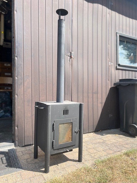 Pelletking pellet kachel outdoor L - kleur zwart, Enlèvement, Utilisé, Sol, Rotatif