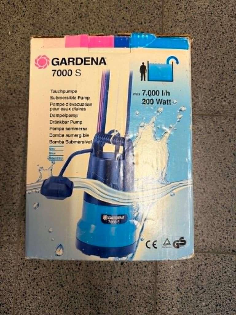 Gardena 7000 S dompelpomp - nieuw, Tuin en Terras, Waterpompen, Ophalen of Verzenden, Nieuw, Elektrisch, Dompelpomp