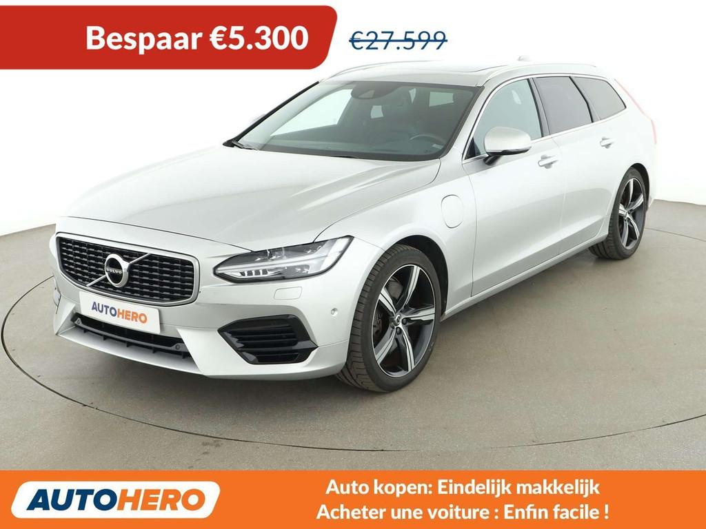 Volvo V90 2.0 T8 Plug-in Hybrid R-Design AWD (bj 2017), Auto's, Volvo, Te koop, V90, 4x4, ABS, Adaptieve lichten, Adaptive Cruise Control