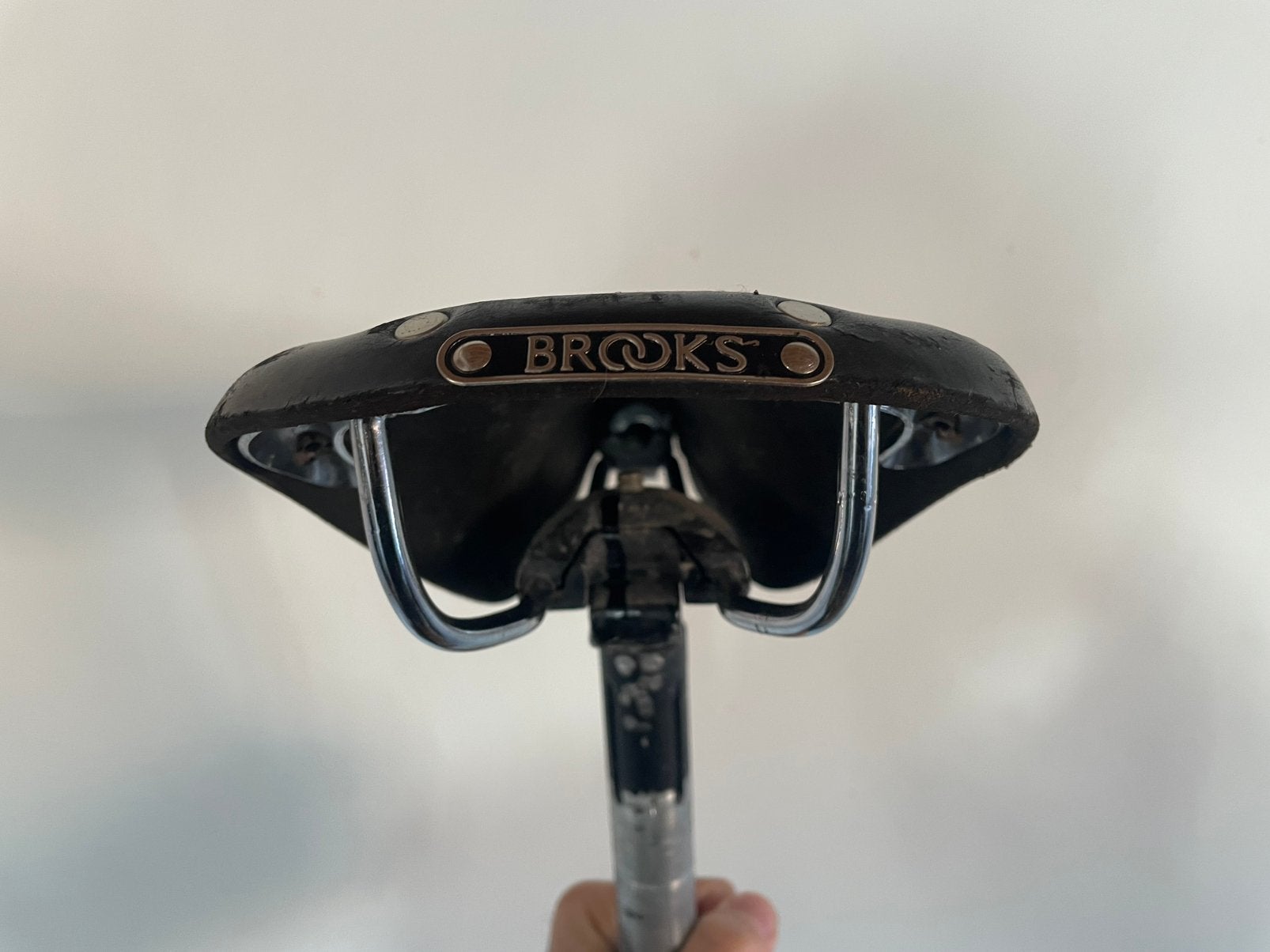 Selle Velo Brooks / Cuire Noire, Enlèvement ou Envoi, Utilisé, Selle, Autres matériaux