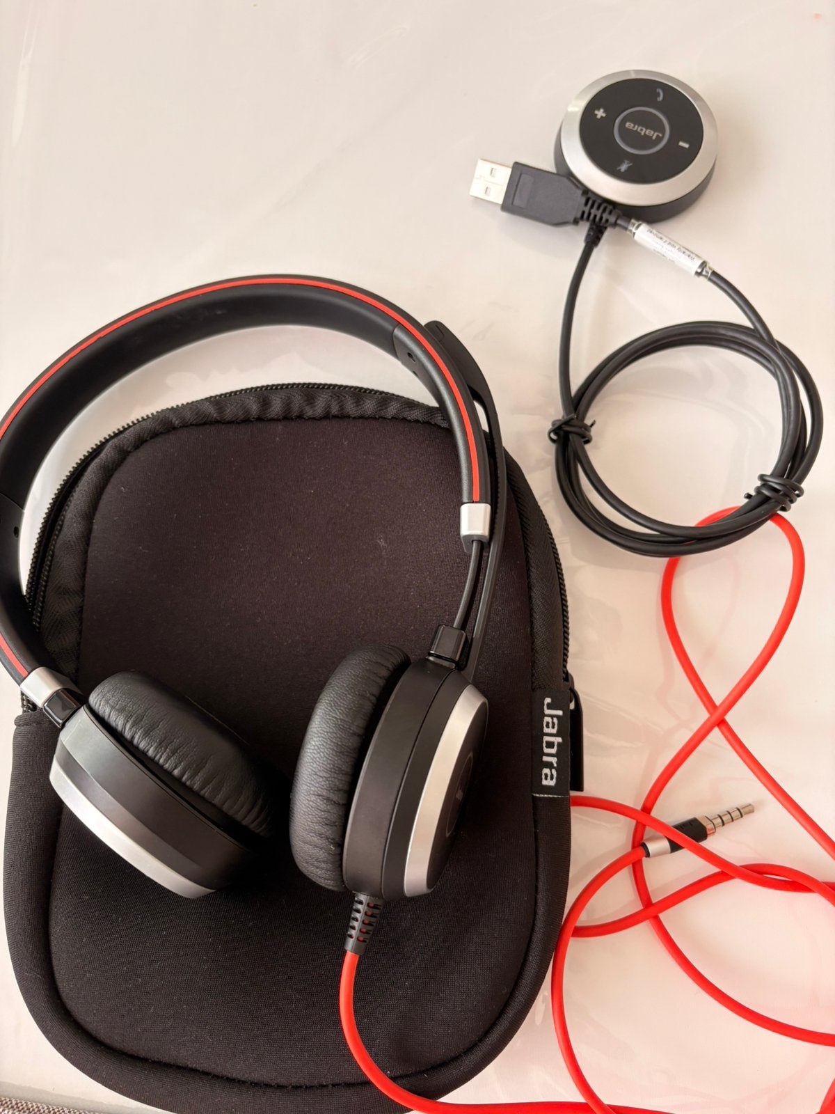 Jabra Evolve 40 UC Stereo USB-A en aansluiting, Ophalen of Verzenden, Zo goed als nieuw