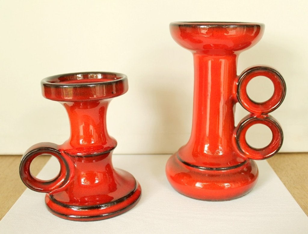 chandeliers set de 2 Goebel PAN,vintage, céramique, ann.1970, Enlèvement ou Envoi