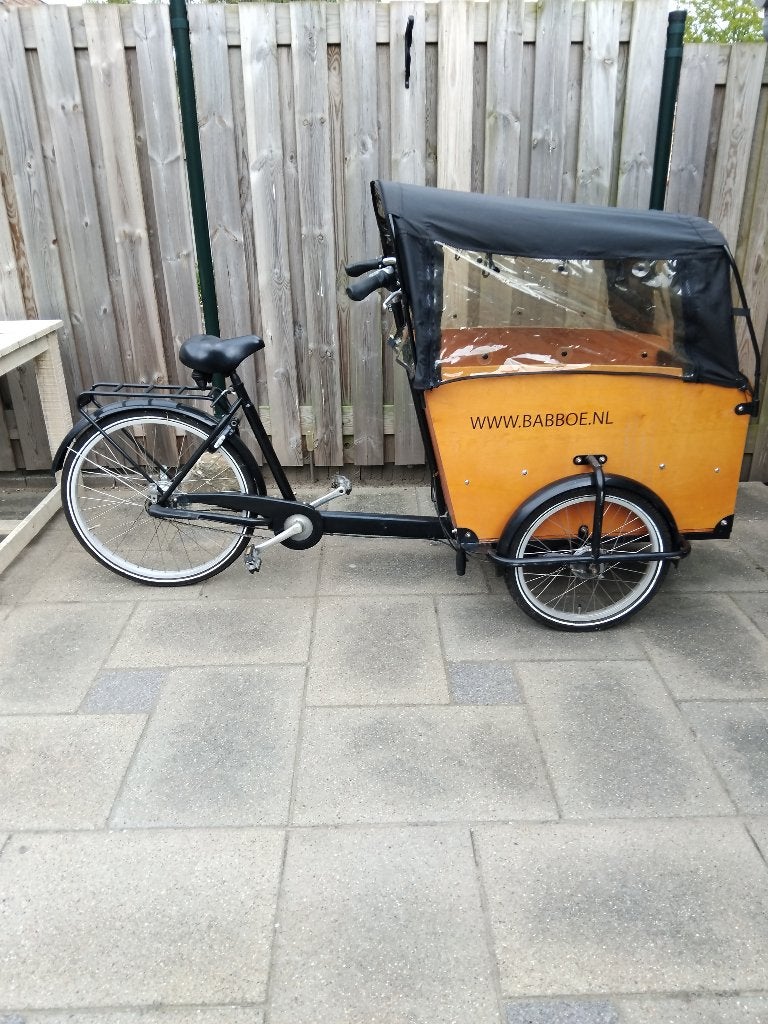 Bakfiets babboe, Autres marques, Frein sur jante, Bâche, Comme neuf