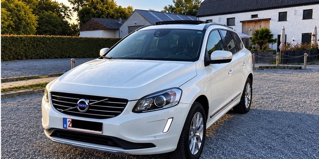 Volvo XC60 D4 automatique —2017—190 CV—176 500 km — Euro 6b, Autos, Cuir, Euro 6, Carnet d'entretien, Noir
