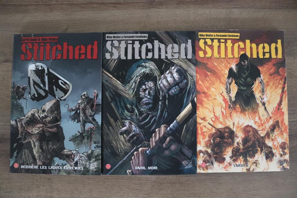 Stitched (Série complète), Boeken, Strips | Comics, Complete serie of reeks, Ophalen of Verzenden, Gelezen, Amerika