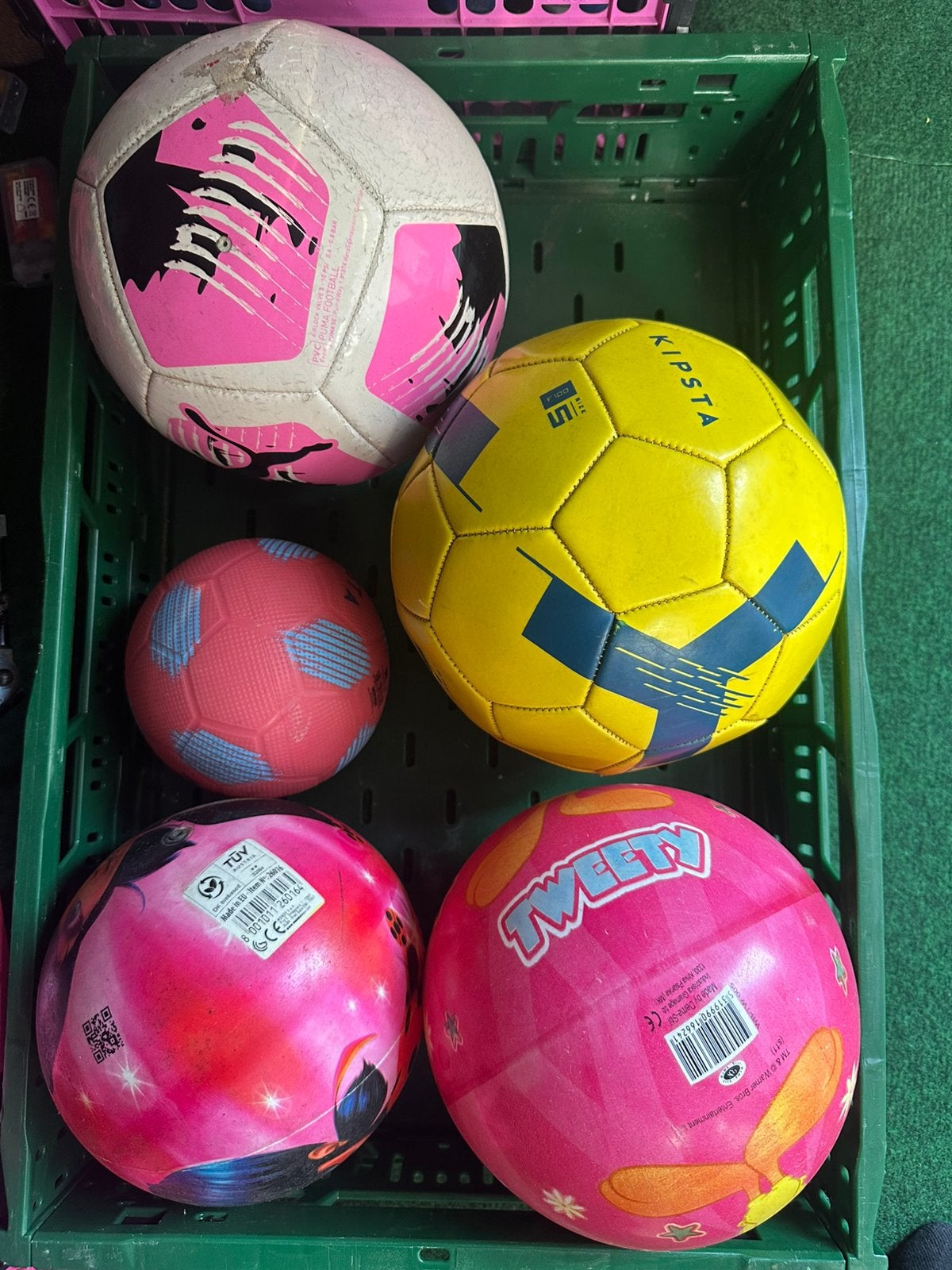 Verschillende ballen, Sport en Fitness, Overige Sport en Fitness, Ophalen, Gebruikt