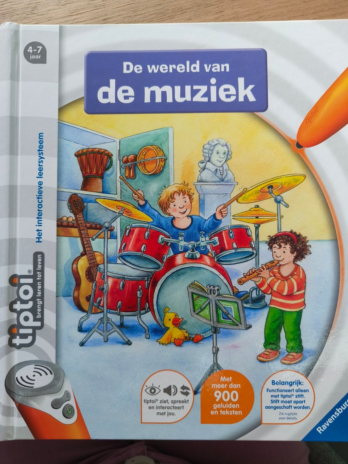 Tiptoi De Wereld van de Muziek, Ophalen, Zo goed als nieuw, Taal en Lezen, Met geluid