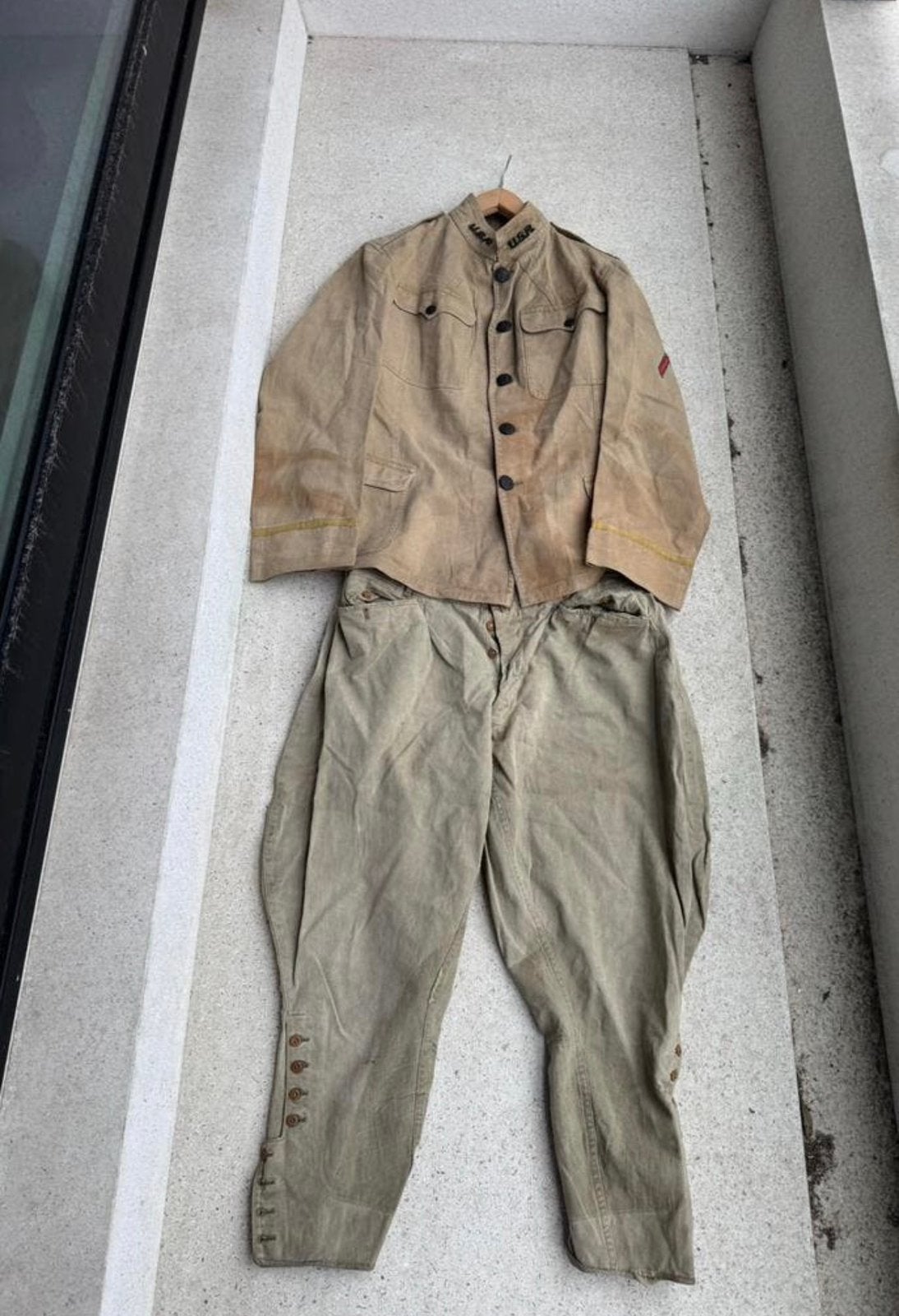 WW1 uniforme Américain veste + pantalon, Collections, Objets militaires | Général, Enlèvement ou Envoi