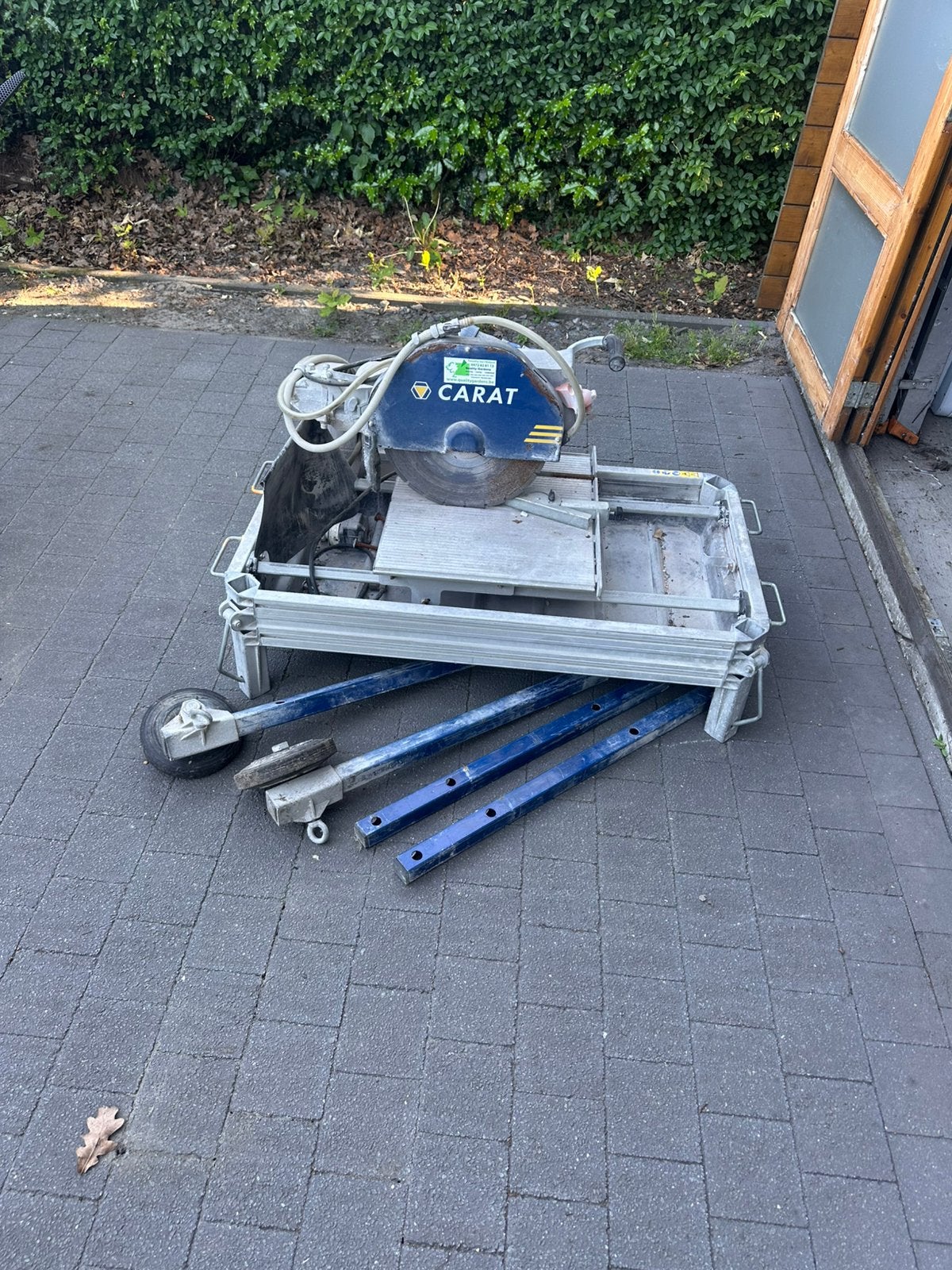 Watergekoelde zaagtafel CARAT, Doe-het-zelf en Bouw, Gereedschap | Slijpmachines, Ophalen, Gebruikt