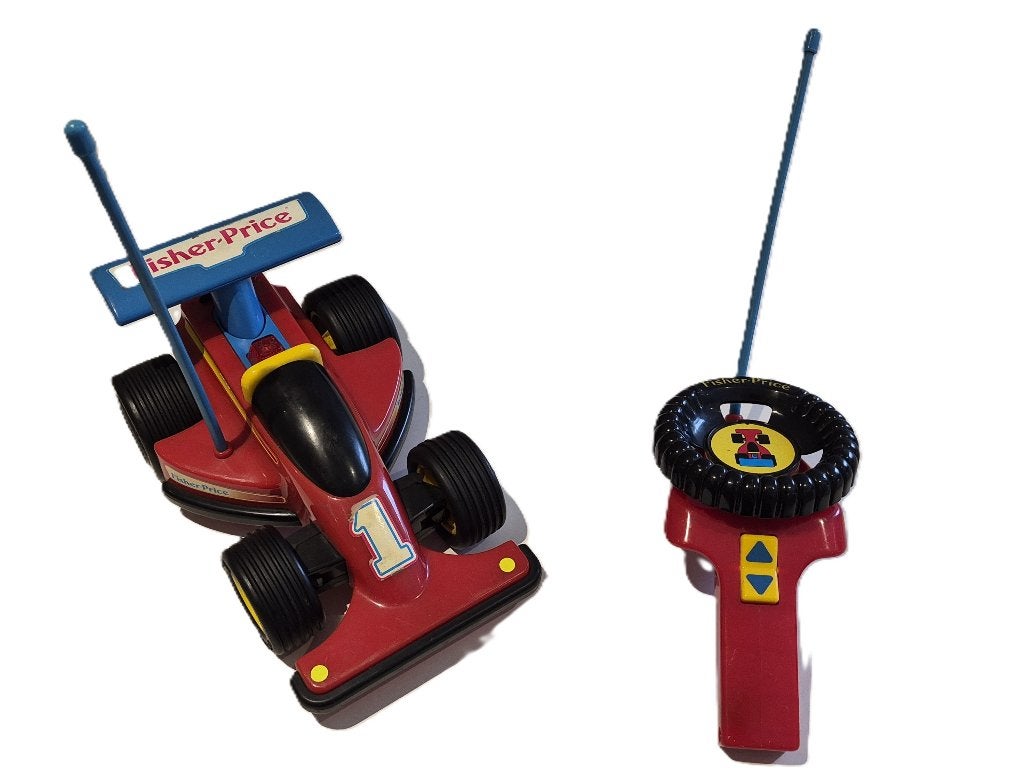 Voiture de course Fisher Price 2825 RC Vintage Formal Junior, Enfants & Bébés, Enlèvement ou Envoi, Utilisé, Voiture ou Véhicule