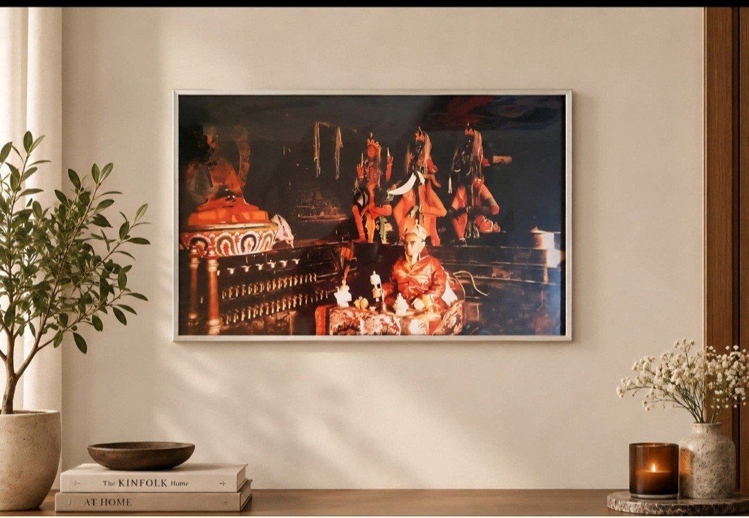 Sfeervolle foto exotisch tafereel in lijst (60x40), Ophalen