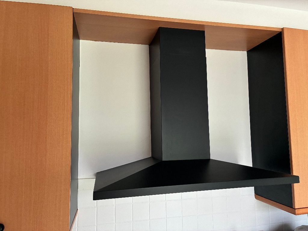Dampkap, Ophalen, Gebruikt, Zwart, 50 tot 100 cm
