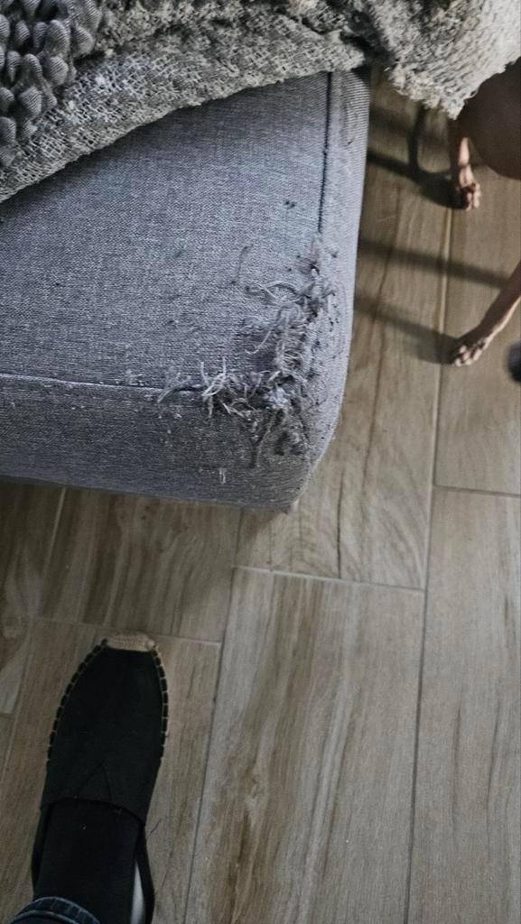 Canapé avec sofa plus de 3m de large de couleur grise., Enlèvement