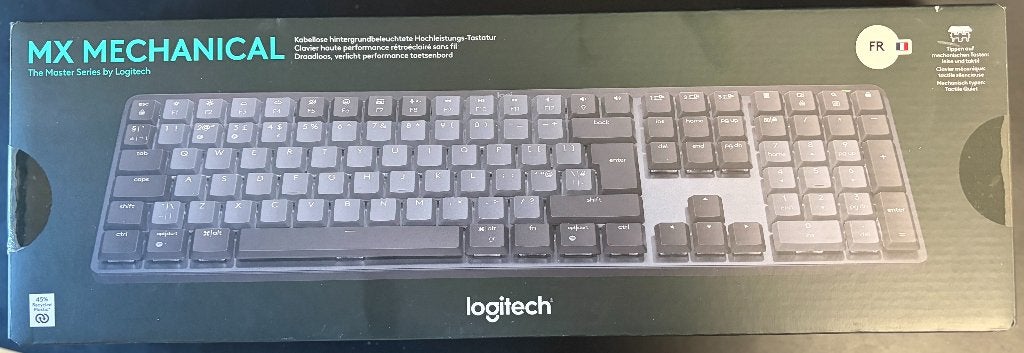 Logitech MX Mechanical FR, Informatique & Logiciels, Claviers, Logitech G, Azerty, Enlèvement, Sans fil