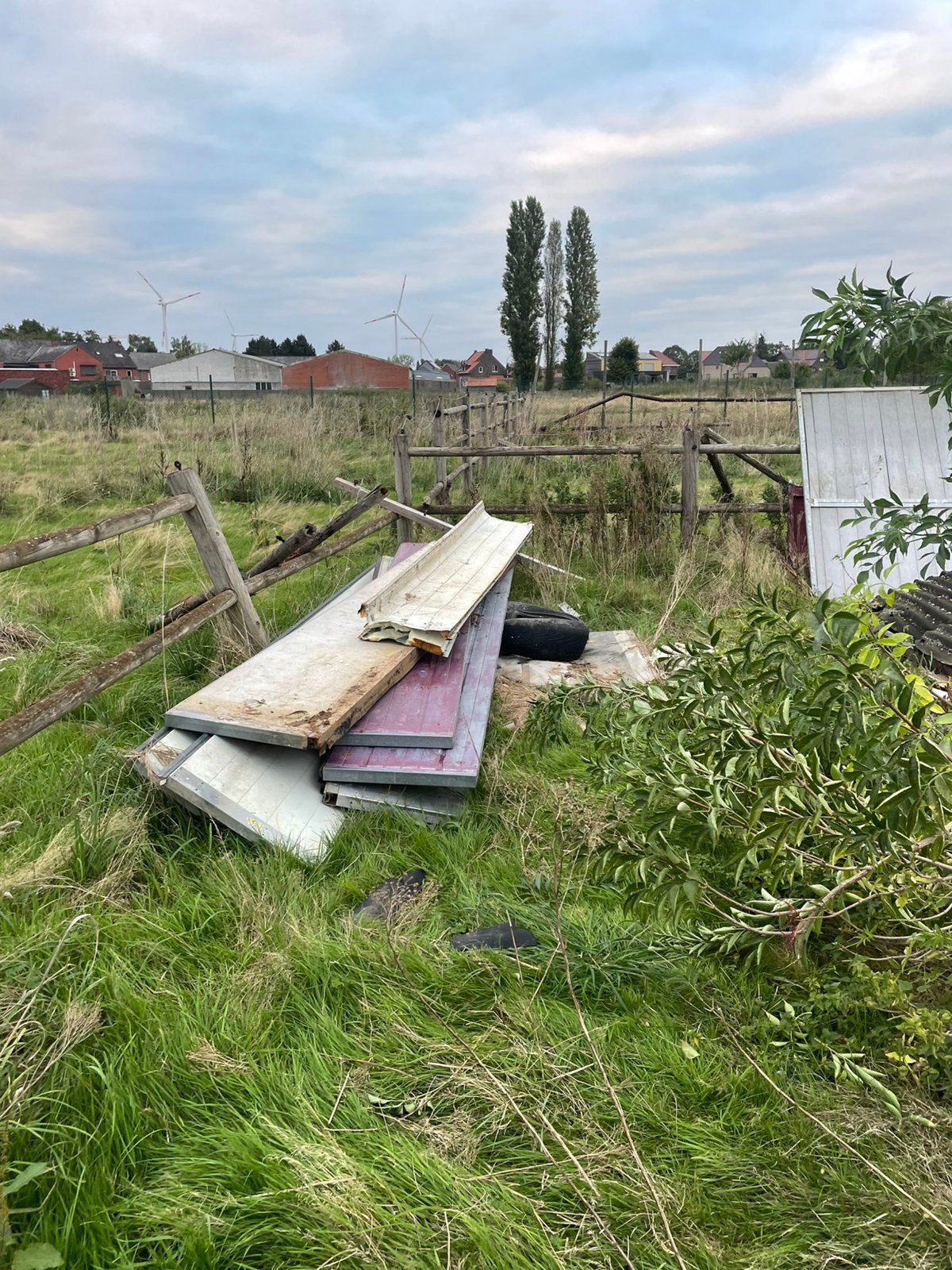 Oud ijzer, poort panelen, Ophalen, Zo goed als nieuw