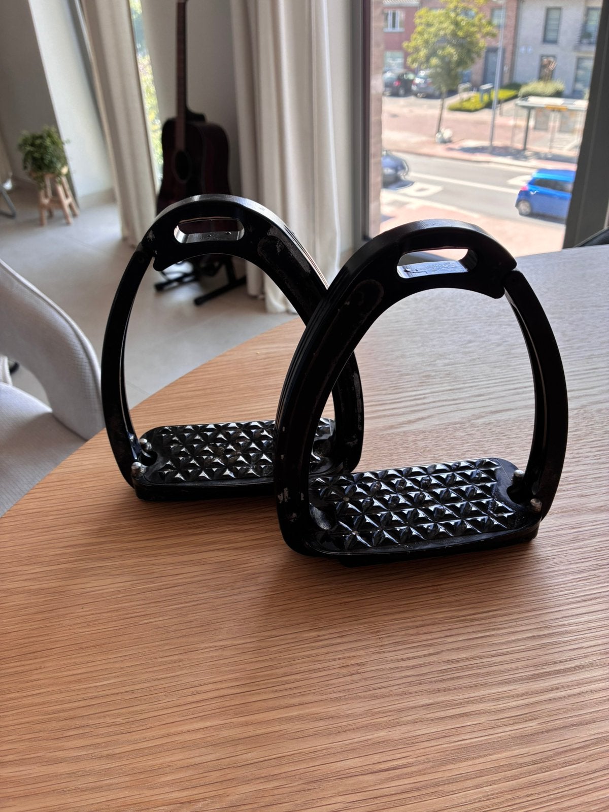 Tech Stirrups veiligheidsstijgbeugeld, Dieren en Toebehoren, Gebruikt, Springen, Antislip, Ophalen of Verzenden