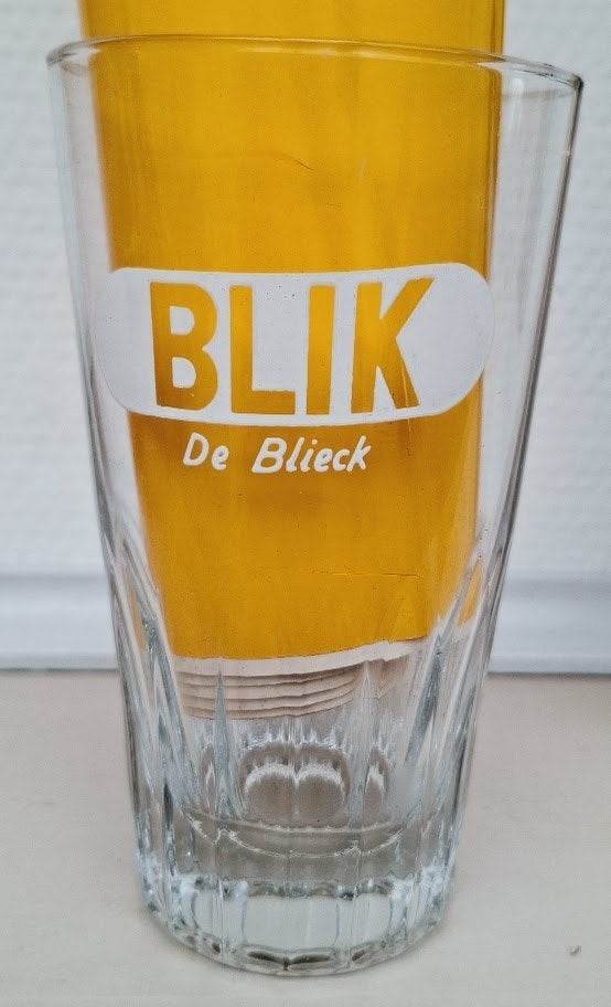 Bierglas 33cl Brouwerij De Blieck Aalst, Blik bier, Ophalen of Verzenden, Bierglas