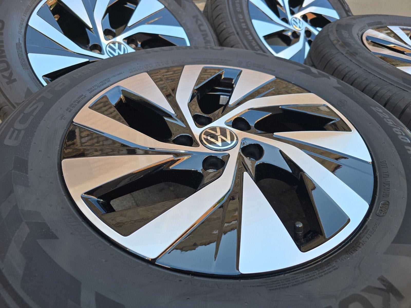 orig VW TROC velgen banden nieuw 5x112 225 60 16 arteon pass, Auto-onderdelen, Ophalen, 16 inch, Banden en Velgen, Nieuw
