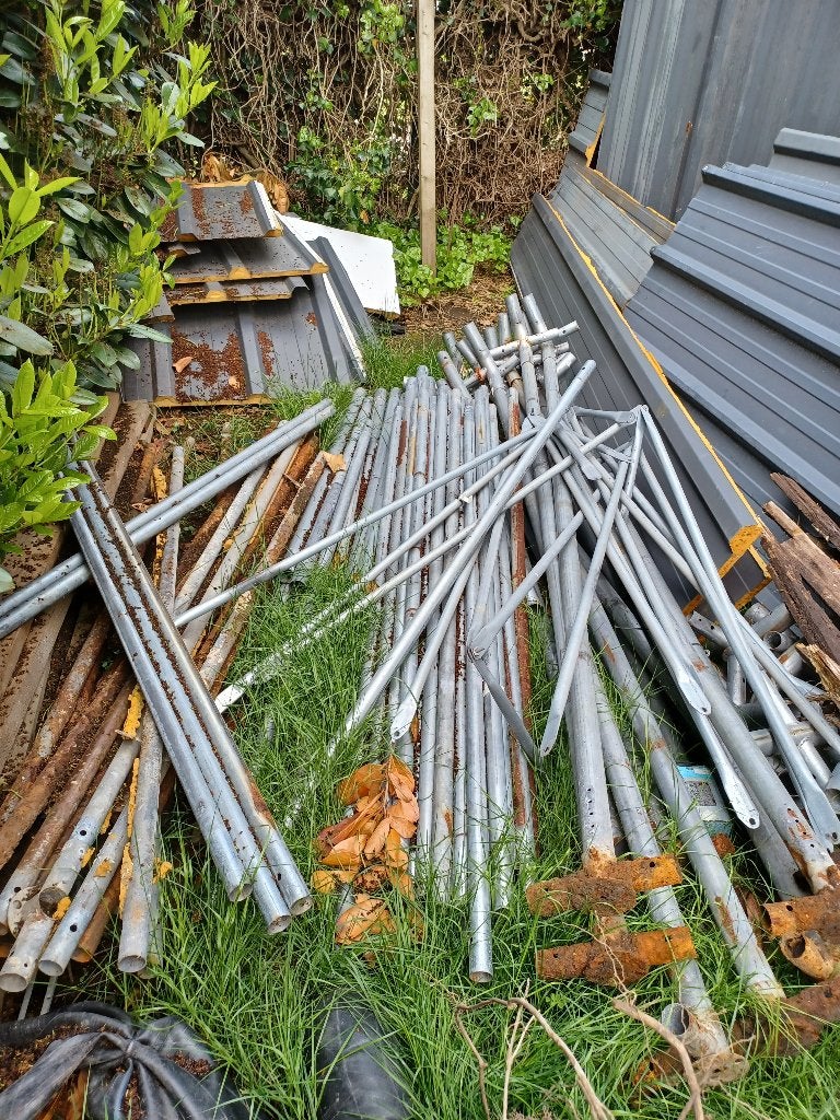 Kader tent, Ophalen, Gebruikt
