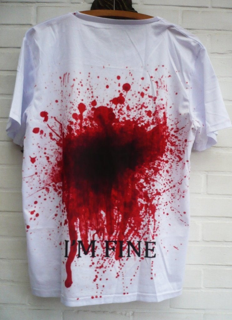 T-shirt halloween, carnaval, ... maat XL - ALS NIEUW !, Kleding | Heren, T-shirts, Ophalen of Verzenden, Zo goed als nieuw, Overige maten
