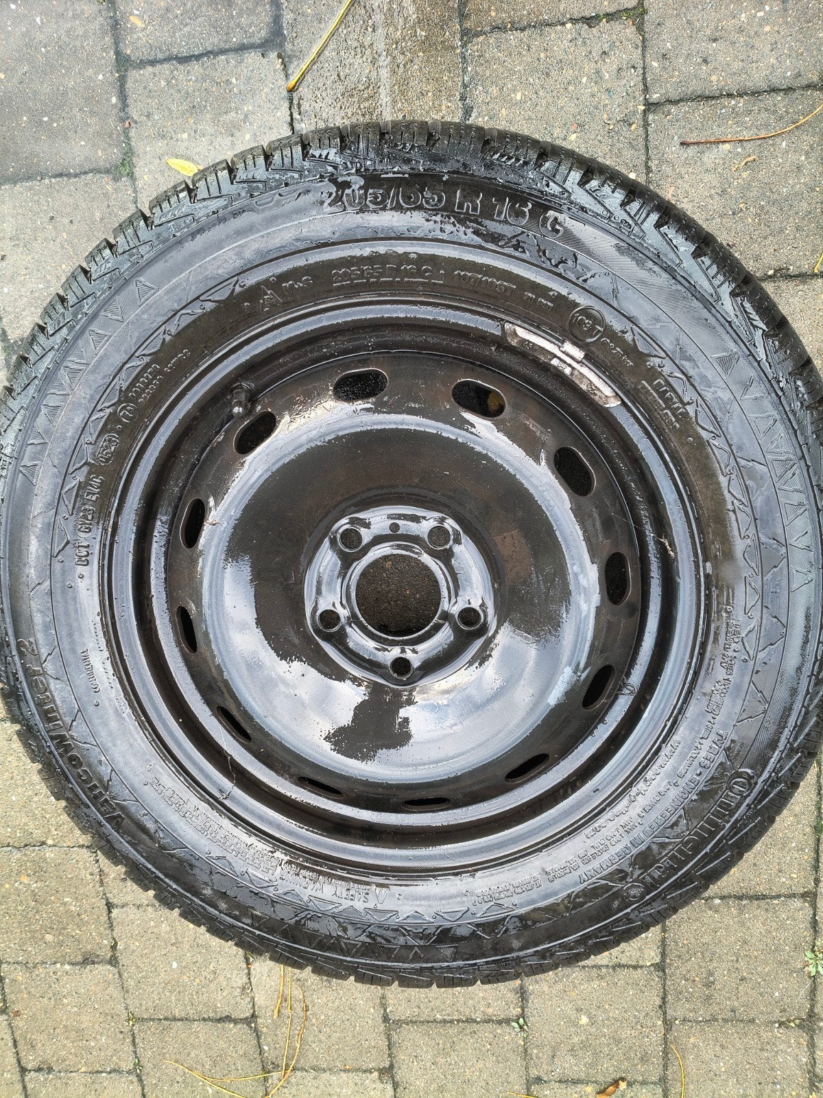 Pneus neige avec jantes  Renault Trafic 205/65/16, Enlèvement, Comme neuf