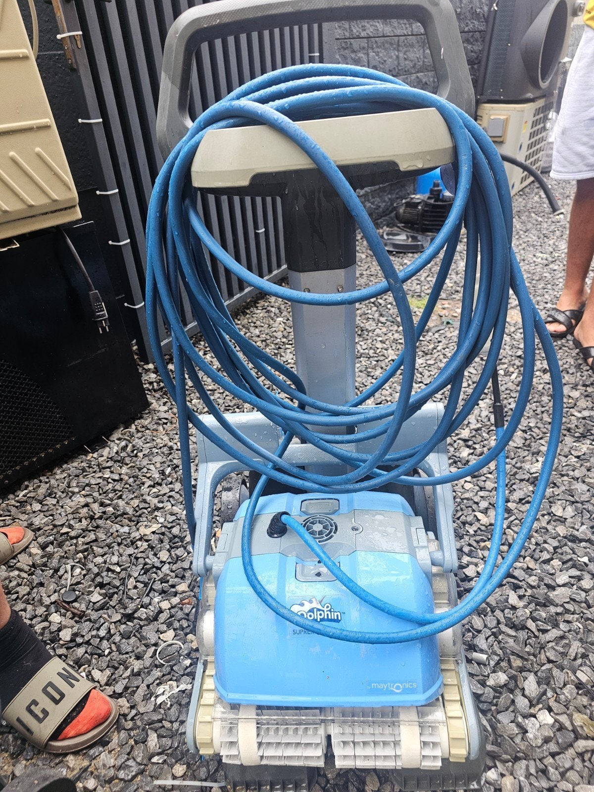 Zwembadrobot dolphin m4pro, Tuin en Terras, Ophalen