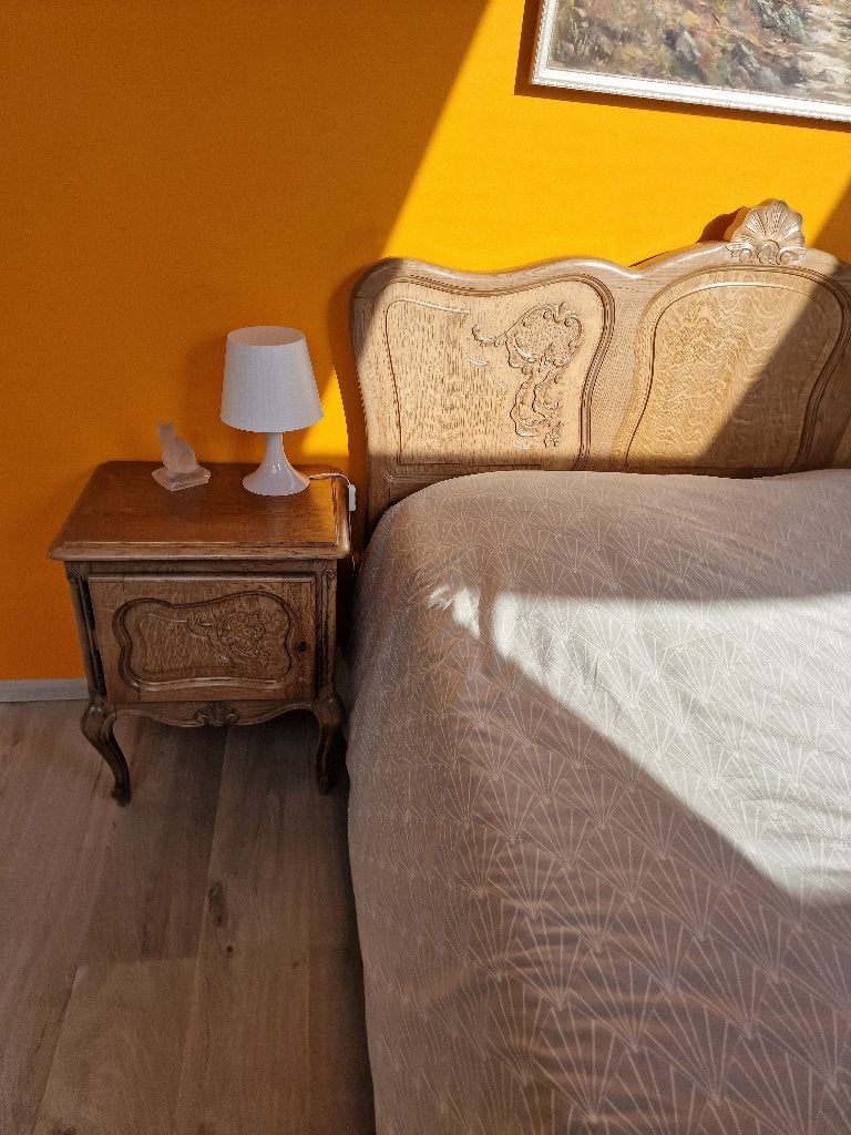 Lit et commode, Enlèvement, Comme neuf, 140 cm
