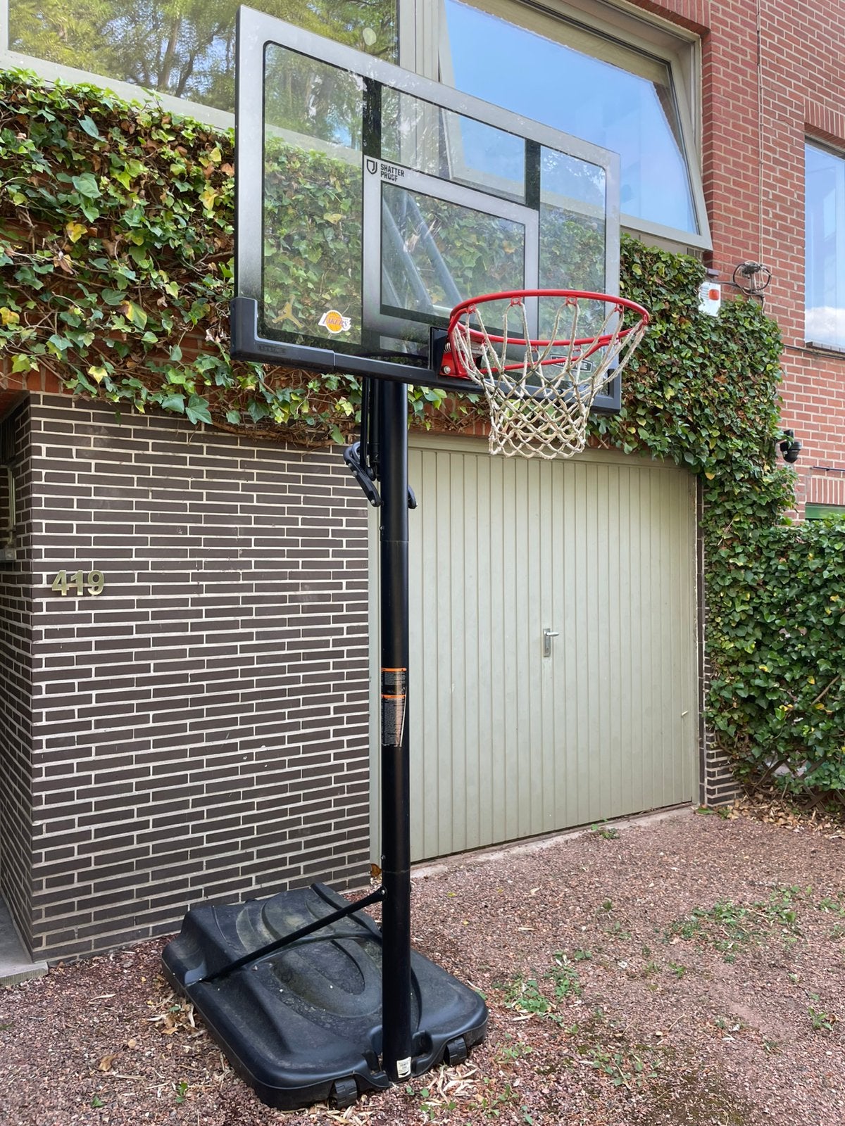 Panier de basket Lifetime reglable - anneau a ressort, Enlèvement, Utilisé, Anneau, Panneau ou Poteau