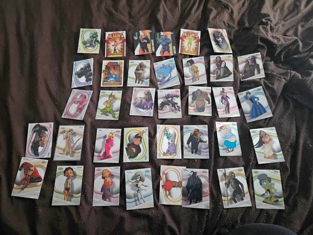 Topps disney kaarten, Ophalen
