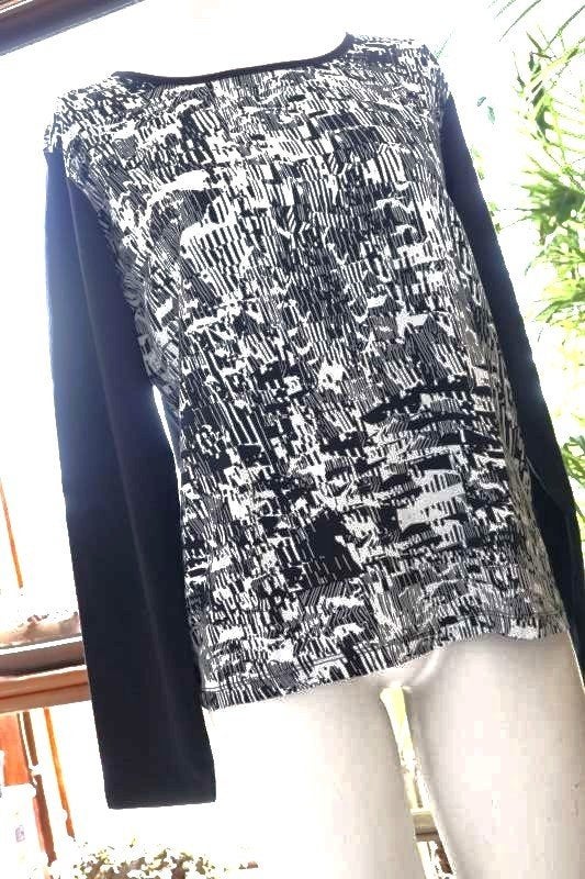 prachtig bijzonder T-shirt zwart wit, Kleding | Dames, MustHave, Zwart, Maat 42/44 (L), Ophalen of Verzenden