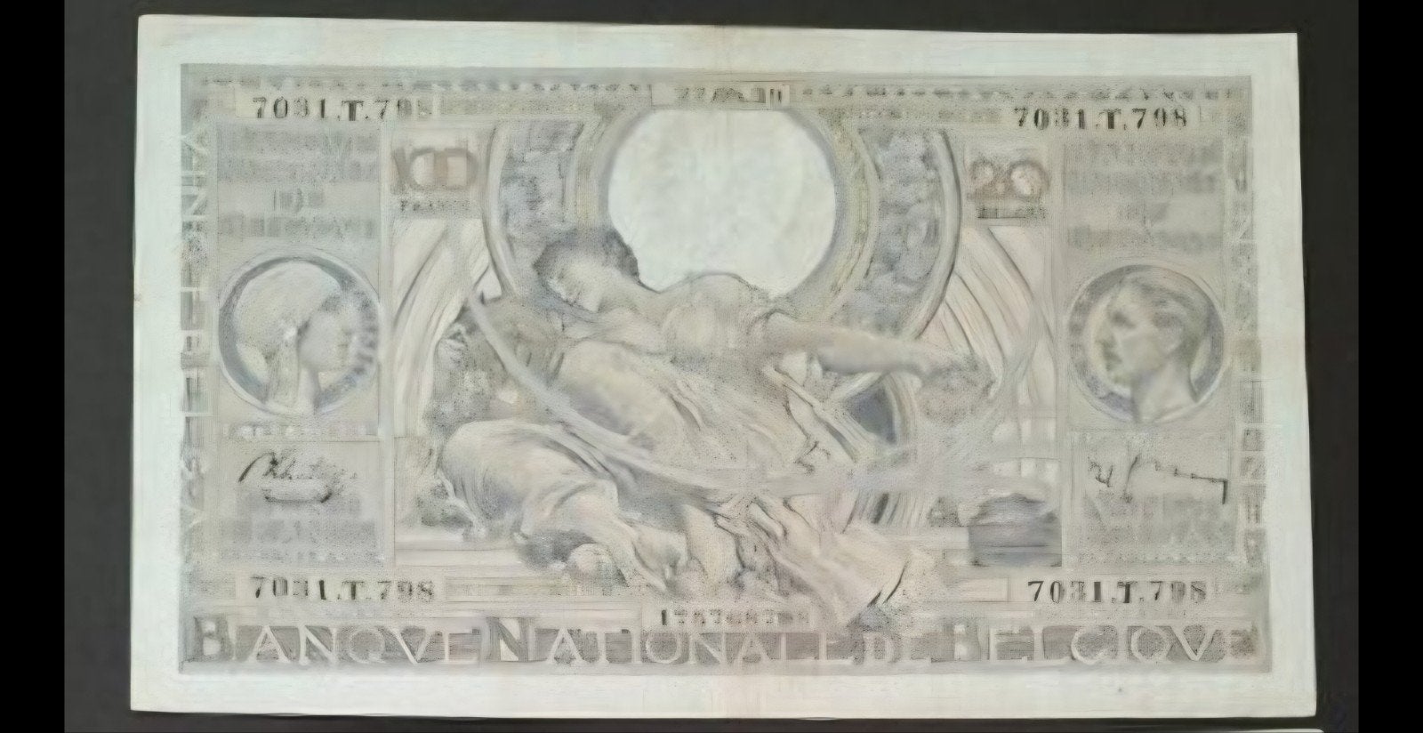 belgie bankbiljet, Collections, Enlèvement
