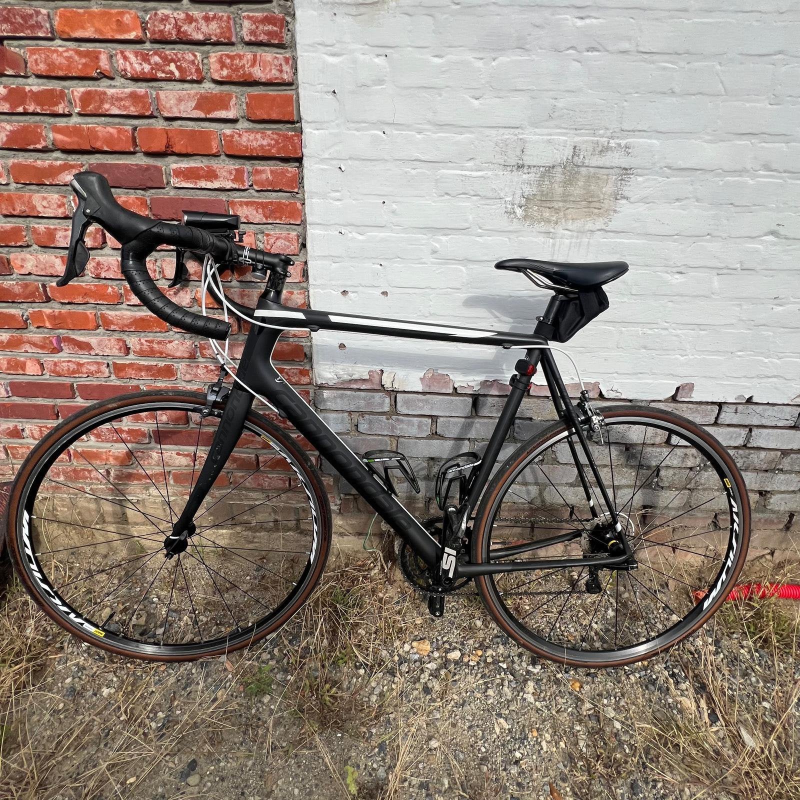 Cannondale carbon koersfiets maat 58, 28 inch, Gebruikt, Carbon, 57 tot 61 cm