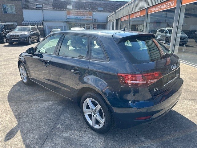 Audi A3, 1.0i benzine, 2018, Navi, PDC + Garantie, Auto's, Bluetooth, Euro 6, Blauw, Bedrijf
