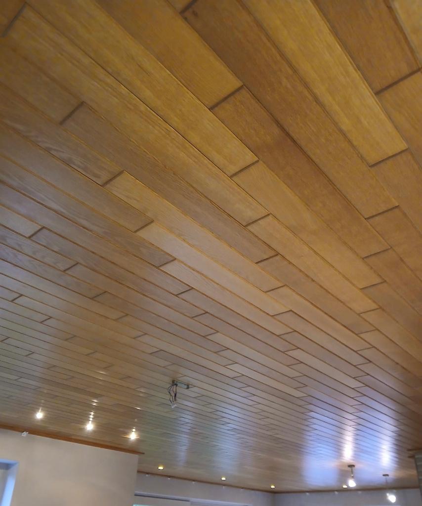 Eiken plafond, Doe-het-zelf en Bouw, Ophalen, Gebruikt, Eiken, Plank
