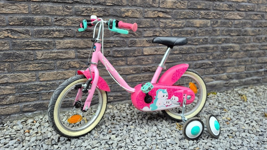Fiets meisje, Fietsen en Brommers, Ophalen, Gebruikt, 14 inch of minder