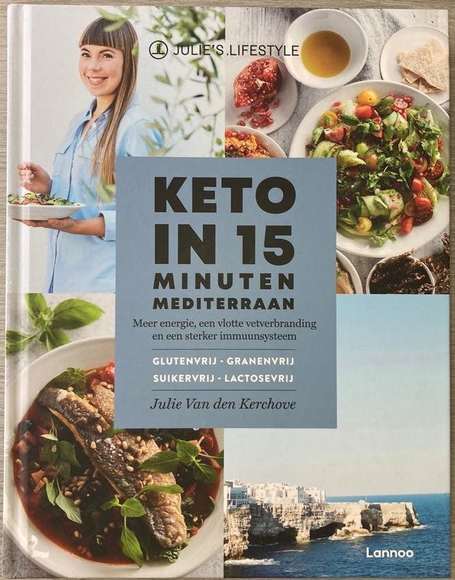 Julie Van den Kerchove - Keto in 15 minuten - Mediterraan, Boeken, Ophalen of Verzenden, Julie Van den Kerchove