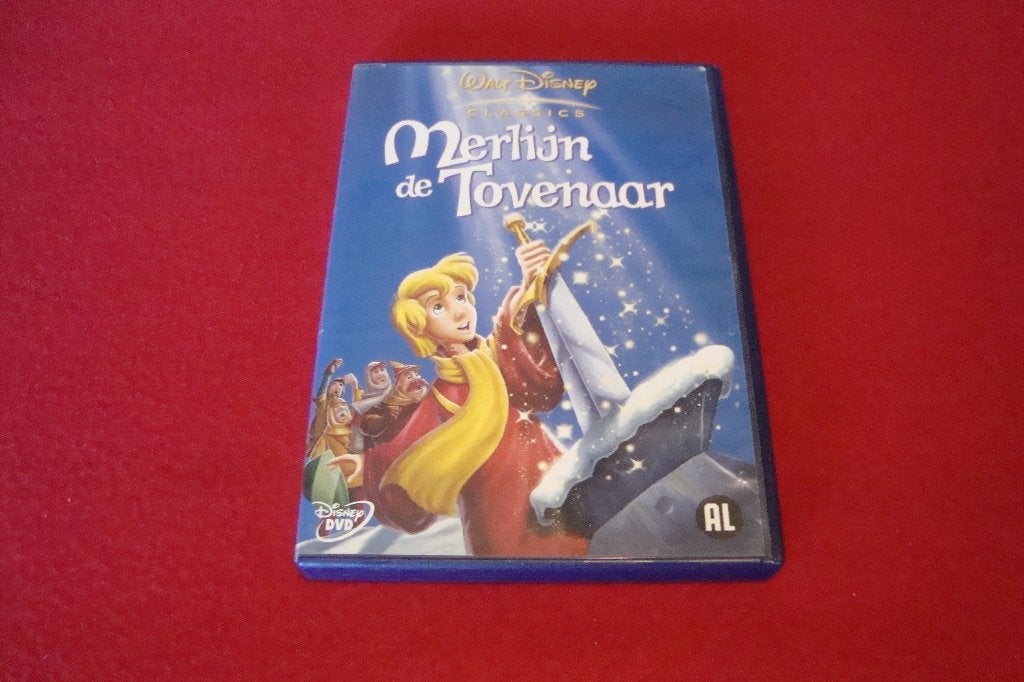 dvd disney merlijn de tovenaar, Ophalen of Verzenden, Kinderprogramma of -film