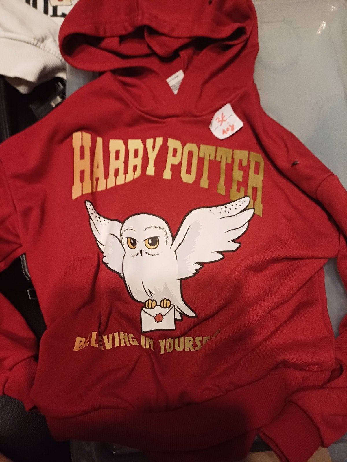 Harry Potter hoody rood Shein Mt 140 = 10 j, Ophalen of Verzenden