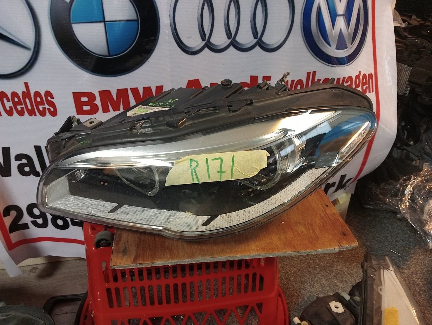 BMW 5er F10 F11 LCI adaptieve LED Scheinwerfer Koplamp links, Auto-onderdelen, Gebruikt, -, -, Ophalen of Verzenden