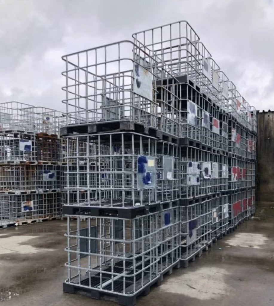 ibc kooien IBC rekken / kooien kunststof voet, Ophalen