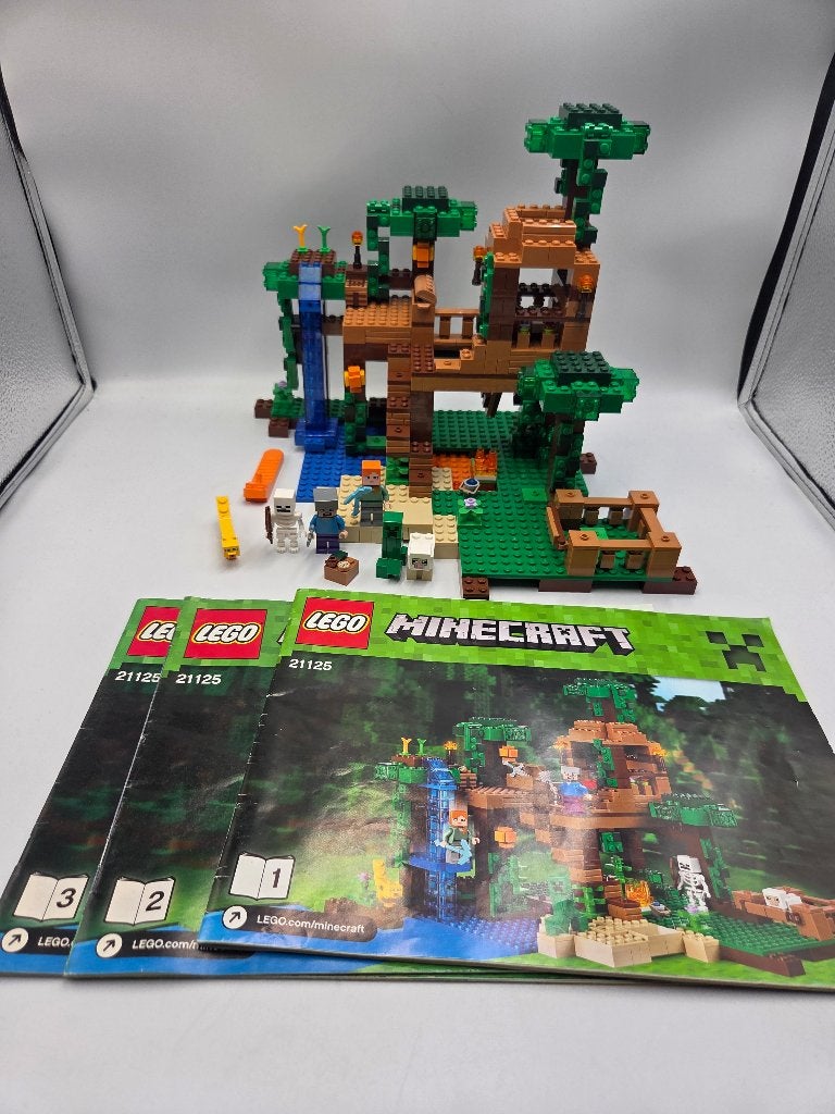 Lego Minecraft 21125 The Jungle Tree House, Compleet, Minecraft, Lego, Ophalen of Verzenden
