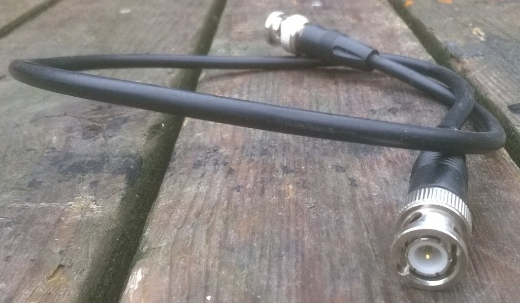 Snoer BNC - BNC 75 Ohm, 2 meter, Muziek en Instrumenten, Ophalen of Verzenden, Zo goed als nieuw, Apparatuur