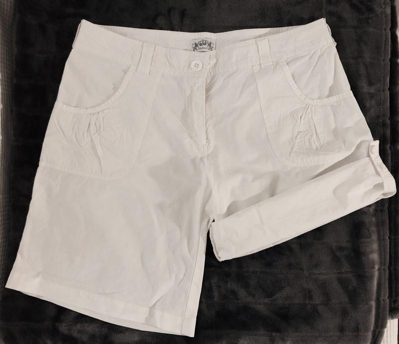 Madonna : nieuw wit bermuda cargo broek short 3-standen , S, Kleding | Dames, Broeken en Pantalons, Kort, Wit, Nieuw, Ophalen of Verzenden