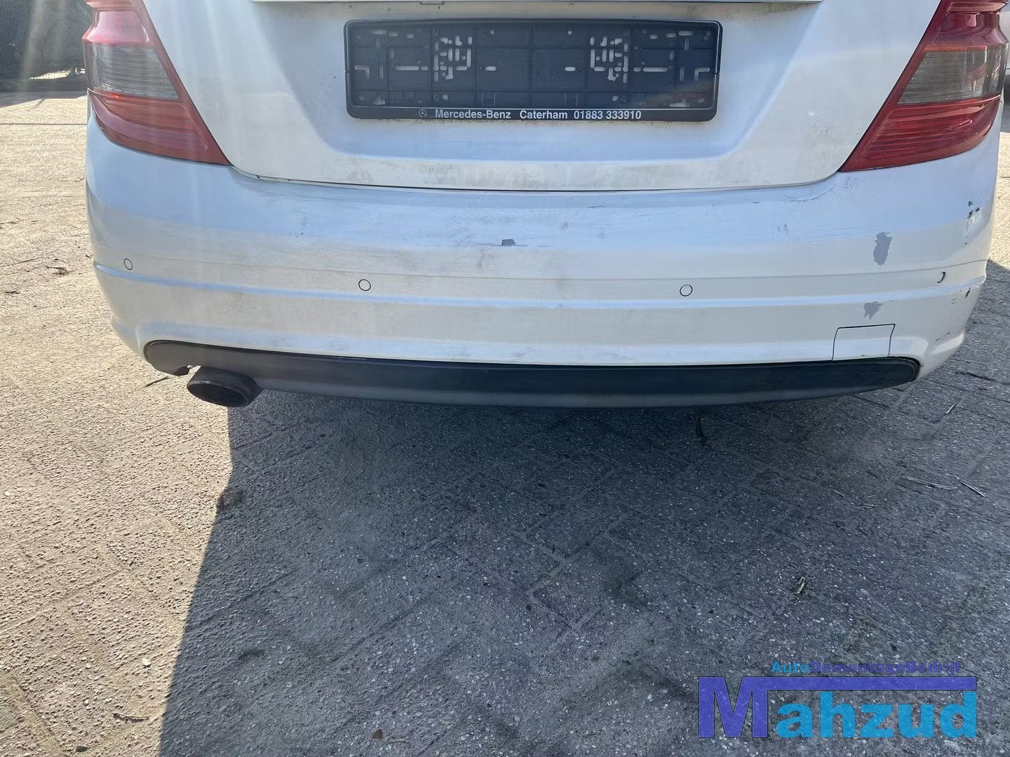MERCEDES C klasse W204 WIT C650 Achterbumper 2008-2011, Auto-onderdelen, Gebruikt, Mercedes-Benz AG, Mercedes-Benz, Mercedesstrasse 120
70372  Stuttgart, DE