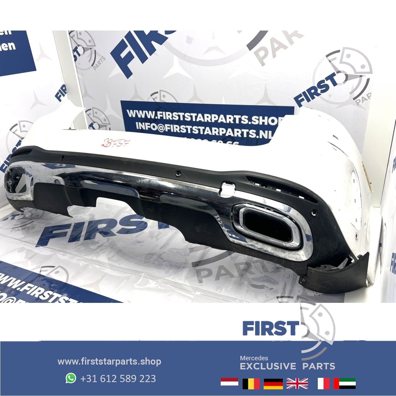 W167 V167 GLE AMG ACHTERBUMPER WIT GRIJS ZWART ROOD BUMPER G, Arrière, Utilisé, -, -