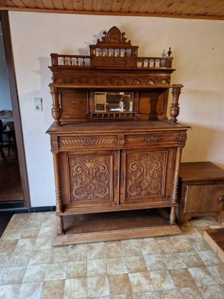 Antieke buffetkast, Ophalen, Henri II / neo-renaissance buffetkast