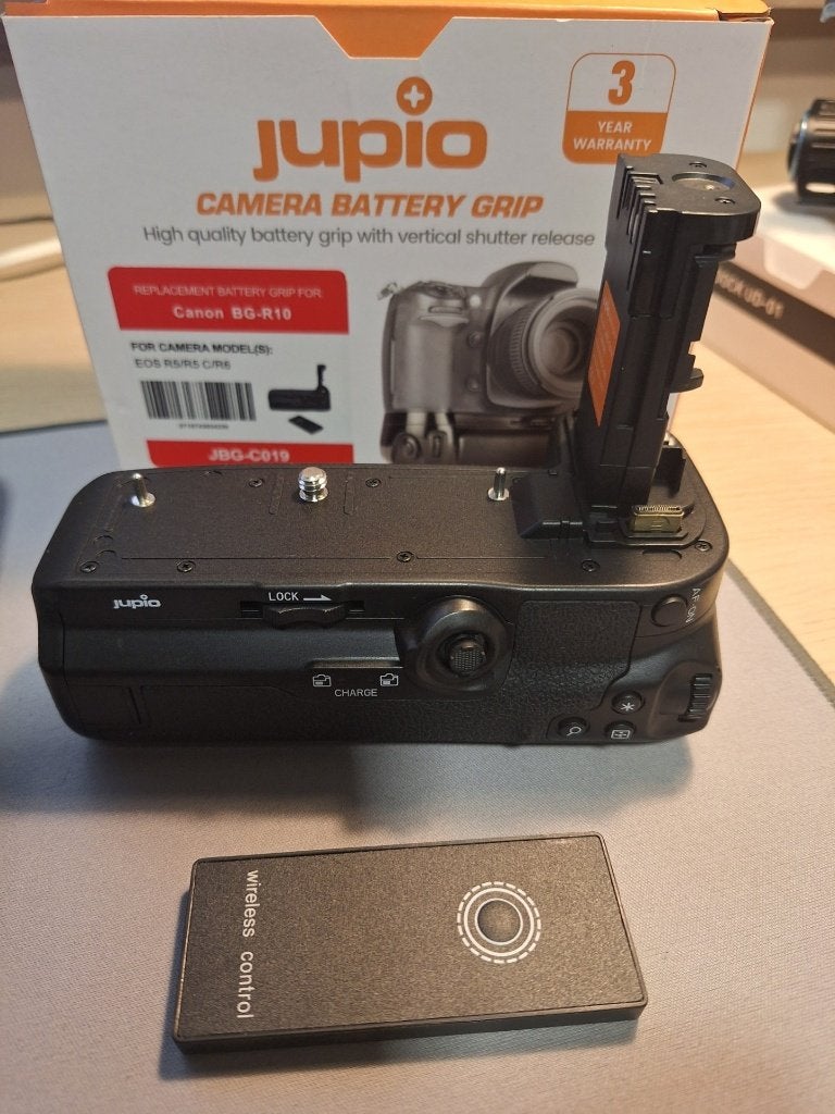 battery grip, Audio, Tv en Foto, Canon, Jupio, Ophalen of Verzenden, Geschikt voor twee batterijen