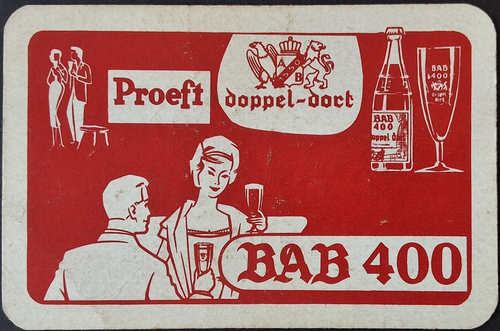 1 Speelkaart  BAB, Ophalen of Verzenden